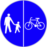znak drogowy ścieżka rowerowa